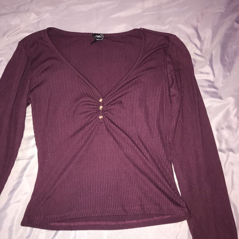 Rue 21 Maroon long sleeve